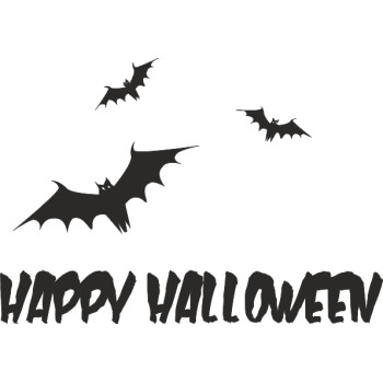 Sticker mural Hallo chauve souris