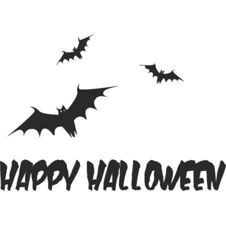 Sticker mural Hallo chauve souris