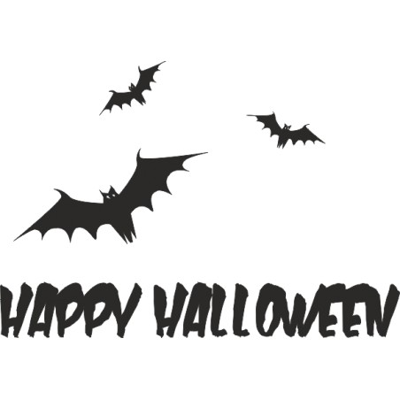 Sticker mural Hallo chauve souris