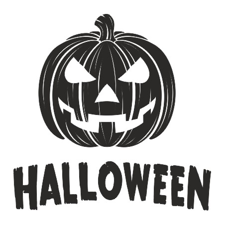 Sticker adhésif Hallo citrouille