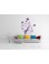 Sticker vinyl adhésif fleurs