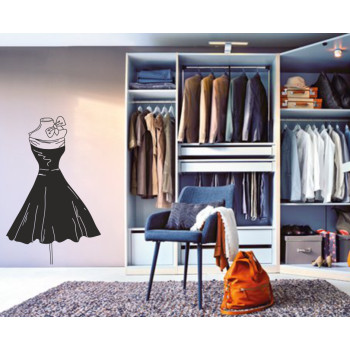 Sticker décoration petite robe