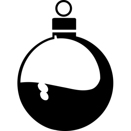 Sticker Noel boule de sapin