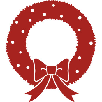 Sticker Noel couronne