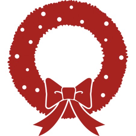 Sticker Noel couronne