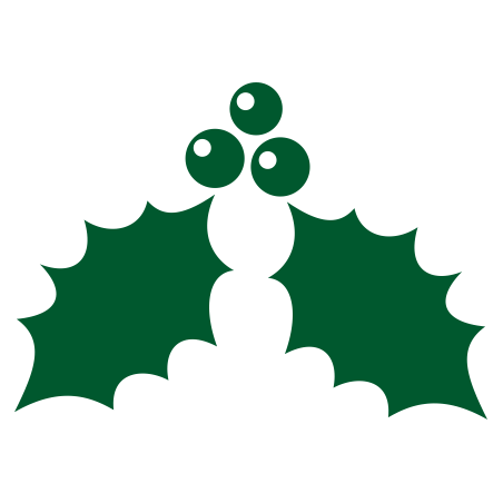 Sticker Noel feuille de houx