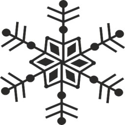Sticker Noel flocon de neige