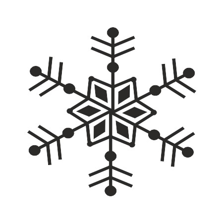 Sticker Noel flocon de neige