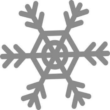 Sticker Noel flocon de neige