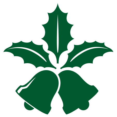 Sticker noel houx et cloches