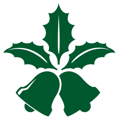 Sticker noel houx et cloches