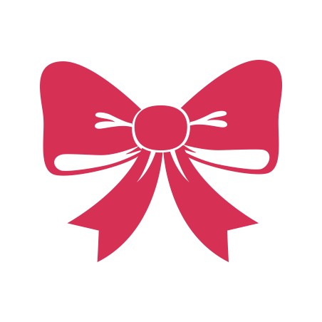 Sticker Noel noeud de cadeau