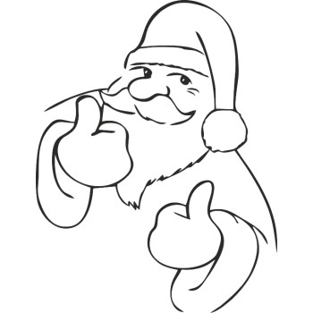 Sticker Noel Père Noel