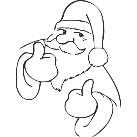 Sticker Noel Père Noel