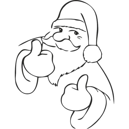 Sticker Noel Père Noel