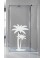 Sticker porte de douche 2 palmiers