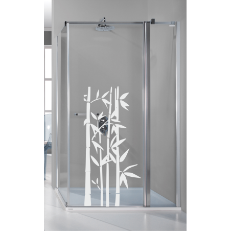 Sticker pour vitrage bambous