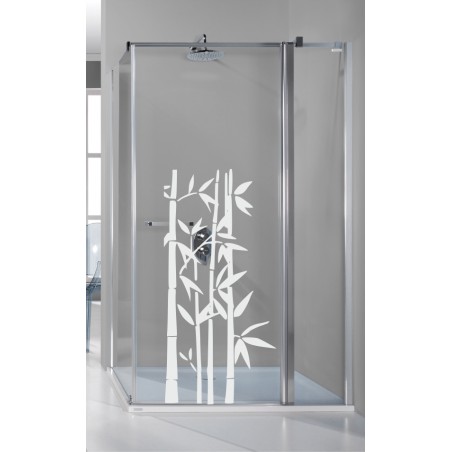 Sticker pour vitrage bambous