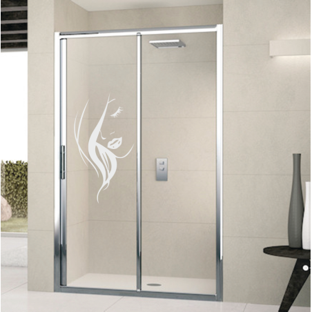 Sticker pour la douche visage