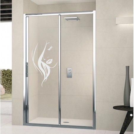 Sticker pour la douche visage