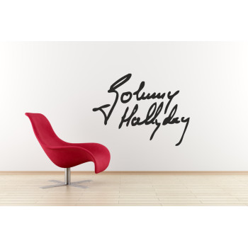 sticker autocollant Johnny Hallyday