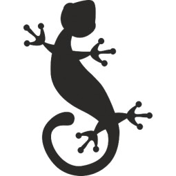 Autocollant gecko