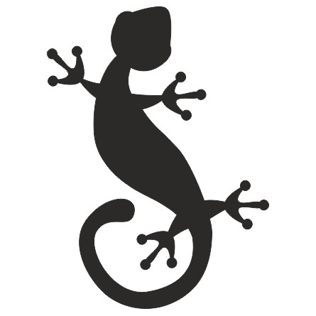 Autocollant gecko