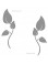 Sticker vitre occultant feuilles