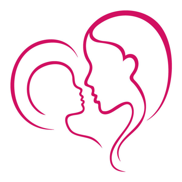 Sticker décoration la mère et l'enfant