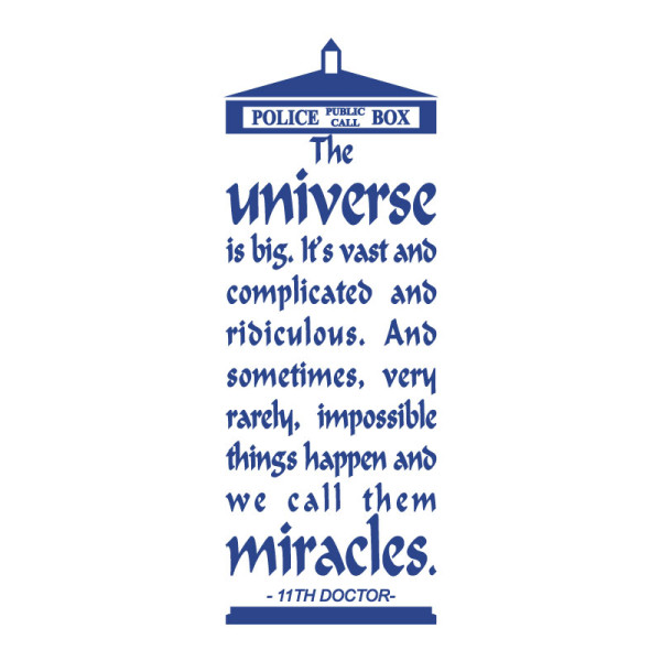 Sticker décoration murale TARDIS 1