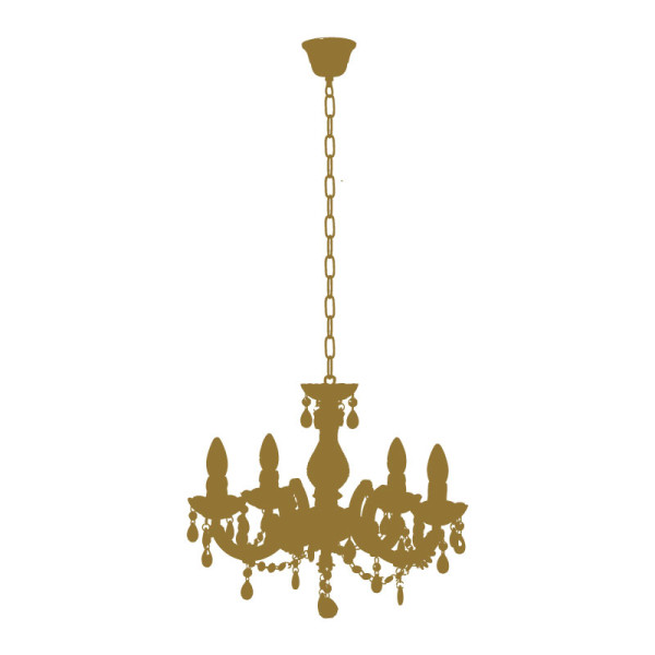 Sticker mural lustre ancien