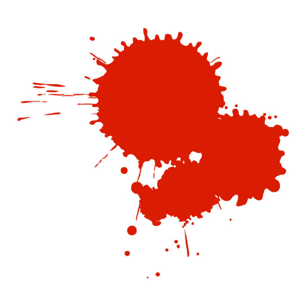 Sticker mural tache de peinture