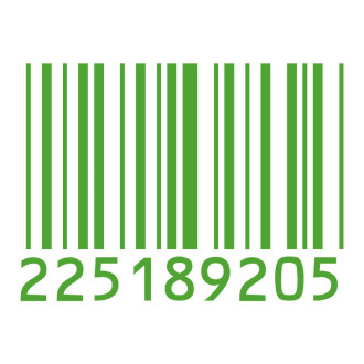 Sticker mural code barre 3