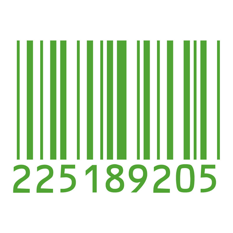 Sticker mural code barre 3