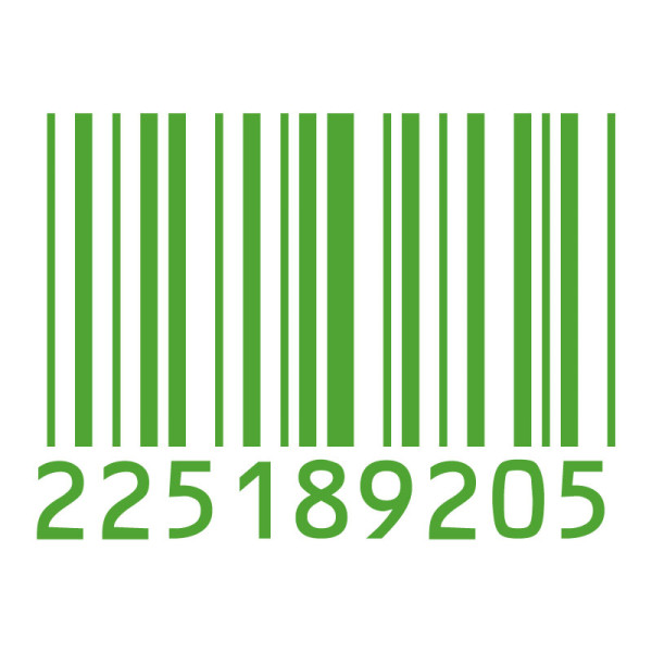 Sticker mural code barre 3