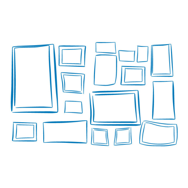 Sticker mur de cadres