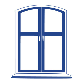 Sticker trompe l'oeil Fenêtre