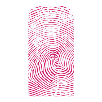 Sticker décoration murale empreinte