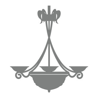 Sticker autocollant lustre vintage