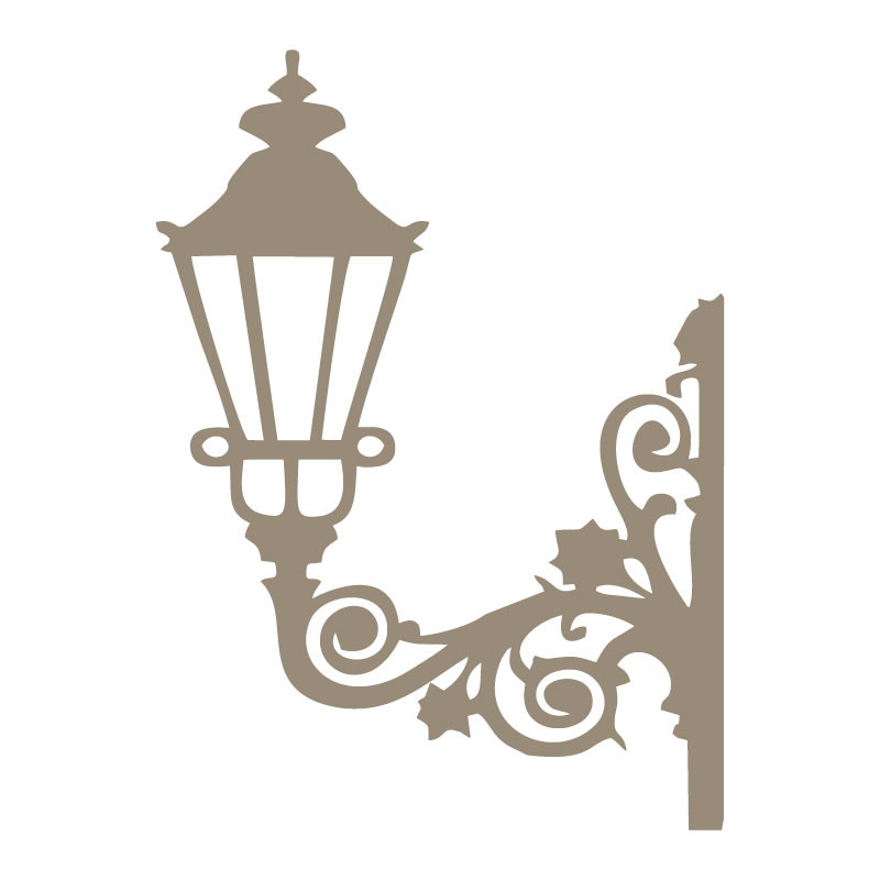 Sticker candélabre mural