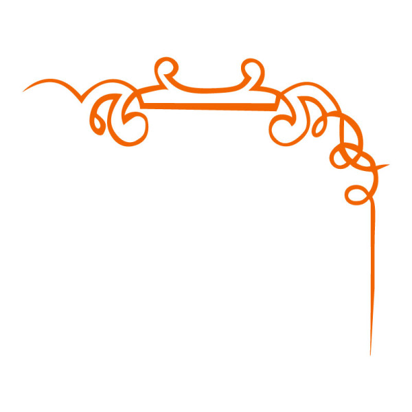 Sticker décoration frise art déco