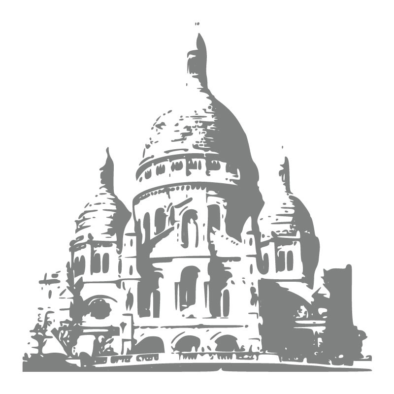 Sticker mural Montmartre