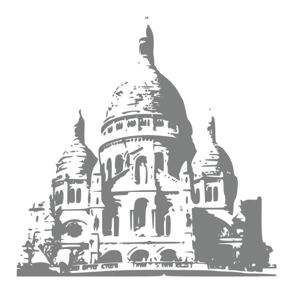 Sticker mural Montmartre