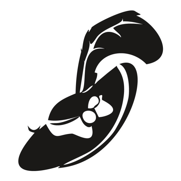 Sticker vinyle décoration chapeau