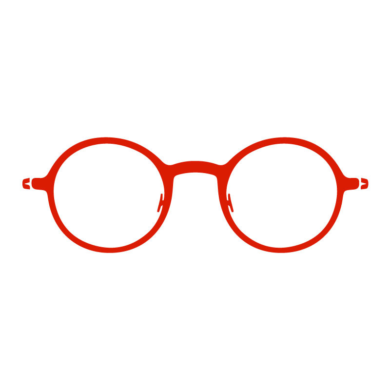 sticker decoration murale lunettes rondes