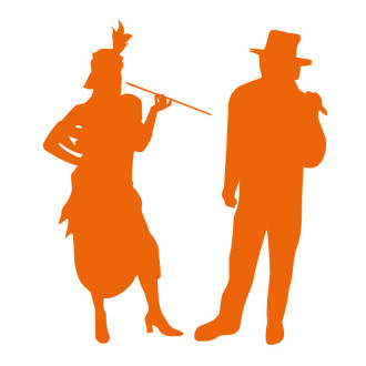 Sticker autocollant années folles