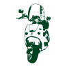 Sticker mural Scooter italien