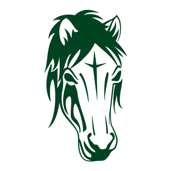 Sticker adhésif tête de cheval