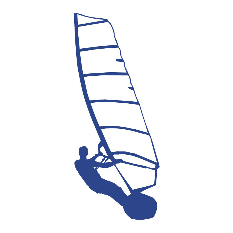 Sticker déco Windsurf