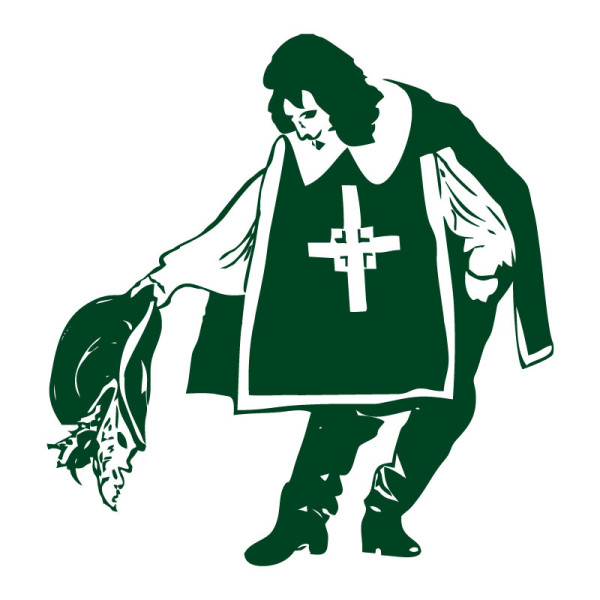 Sticker adhésif chevalier mousquetaire